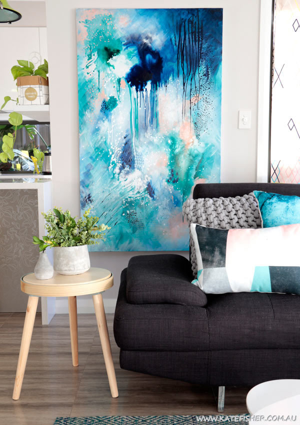 Phthalo_Atmosphere_1_original_abstract_painting_blue_in_living_room_artist_Kate_Fisher