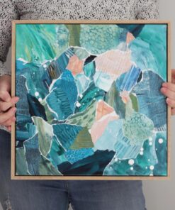 Kate Fisher art Little Mini #4 original abstract artwork